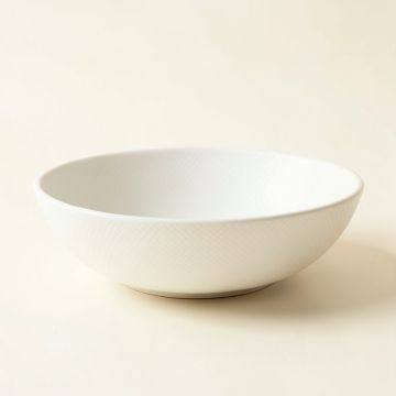 Stone Crest Dining Bowl - White (synthetic illustration; no displayed measurements)