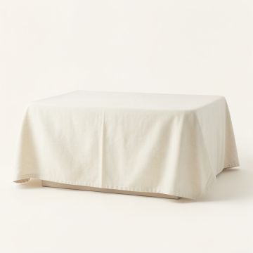 Bay Bridge Flat Bed Sheet - Ivory (synthetic illustration; no displayed measurements)