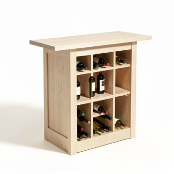Demetres Bar With Wine Storage (synthetic illustration; no displayed measurements)