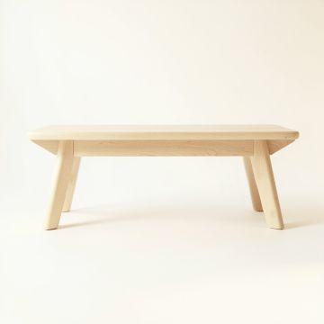 Reed Dale Indoor Bench - Ivory (synthetic illustration; no displayed measurements)