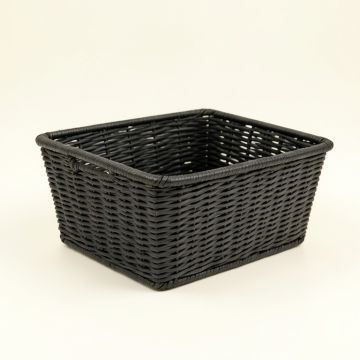 Dune Bend Empty Storage Basket - Black (synthetic illustration; no displayed measurements)