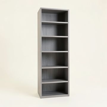 Bay Crest Narrow Cubby Tower - Gray (synthetic illustration; no displayed measurements)