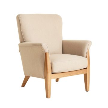 Carneys 28 '' Wide Polyester Wingback Chair