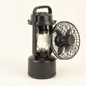 Super Bright Camping Combo Led Lantern And Fan (synthetic illustration; no displayed measurements)