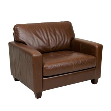 Melina 65 '' Genuine Leather Loveseat