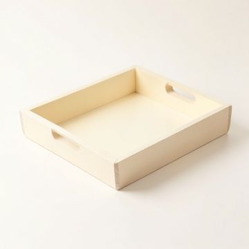 Stone Bridge Serving Tray - Cream (synthetic illustration; no displayed measurements)