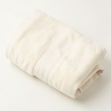 Reed Bend Bath Towel - Cream (synthetic illustration; no displayed measurements)