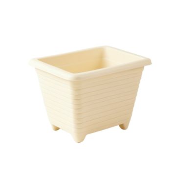 Rowan Bluff Empty Raised Planter - Ivory