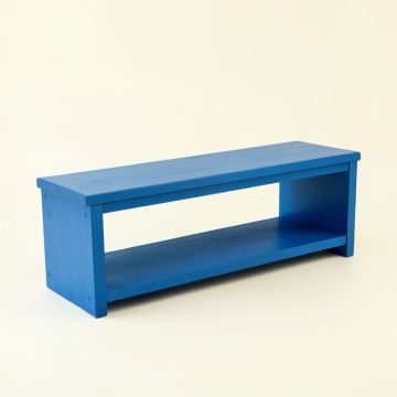 Willow Bend Narrow Outdoor Storage Bench - Blue (synthetic illustration; no displayed measurements)