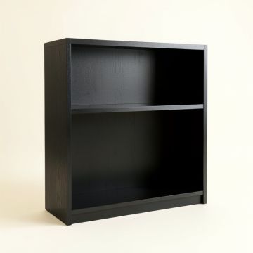 Brook Field Freestanding Bookcase - Black (synthetic illustration; no displayed measurements)