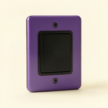 Lightning 2-Gang Toggle Light Switch Wall Plate (synthetic illustration; no displayed measurements)