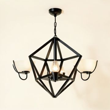 Wyble 2 - Light Lantern Geometric Chandelier (synthetic illustration; no displayed measurements)