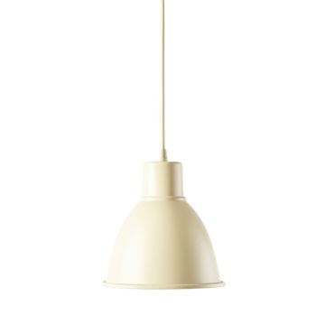 Maple Arc Pendant Light Suspended From One Plain Cable - Ivory