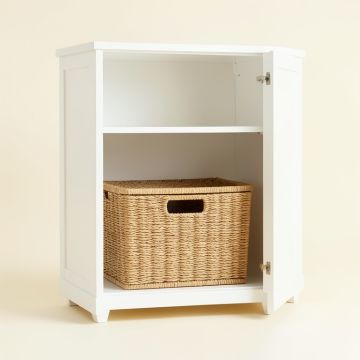 Hill Arc Freestanding Pull-Out Hamper Cabinet (synthetic illustration; no displayed measurements)