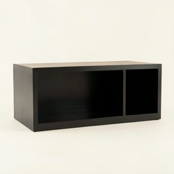 Dawn Crest Shoe Storage Bench - Black (synthetic illustration; no displayed measurements)