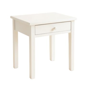 Slate Arc Side Table - White