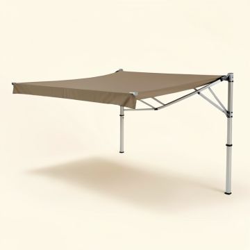 Feria™ 24 Ft. W X 10 Ft. D Plastic Standard Patio Awning (synthetic illustration; no displayed measurements)