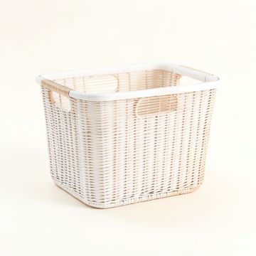 Rowan Crest Laundry Hamper - White (synthetic illustration; no displayed measurements)