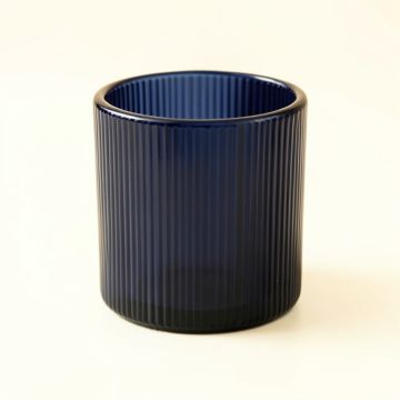 Hazel Canyon Empty Candle Holder - Navy (synthetic illustration; no displayed measurements)