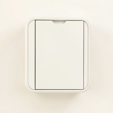 Slate Dale Wall-Mounted Laundry Cabinet - White (synthetic illustration; no displayed measurements)