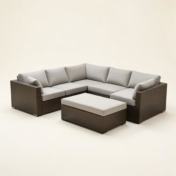Merlyn 9 Piece Sectional Seating Group With Cushions (synthetic illustration; no displayed measurements)