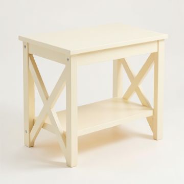 Pine Bend Side Table - Cream (synthetic illustration; no displayed measurements)