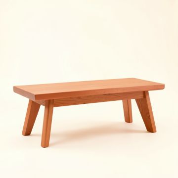 Cove Branch Indoor Bench - Terracotta (synthetic illustration; no displayed measurements)