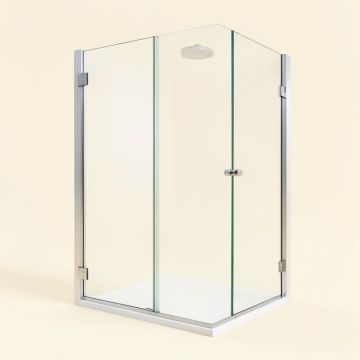 60 '' W X 70 '' H Semi-Frameless Shower Door (synthetic illustration; no displayed measurements)