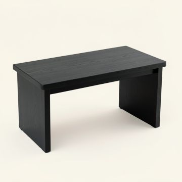 River Field Desktop Monitor Riser - Black (synthetic illustration; no displayed measurements)