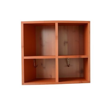 Cove Branch Wall-Mounted Entryway Organizer Shelf - Terracotta