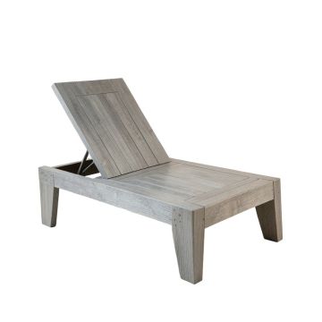Ridge Arc Outdoor Lounge Chair - Gray (synthetic illustration; no displayed measurements)
