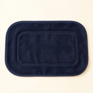 Clay Bend Bath Mat - Navy (synthetic illustration; no displayed measurements)