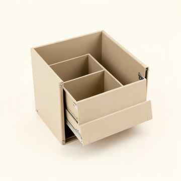 Laurel Bridge Empty Coffee-Station Organizer - Beige (synthetic illustration; no displayed measurements)