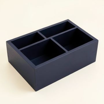 Hazel Bluff Empty Pantry Drawer Organizer Insert - Navy (synthetic illustration; no displayed measurements)