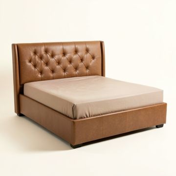 Turcios Tufted Upholstered Standard Bed (synthetic illustration; no displayed measurements)