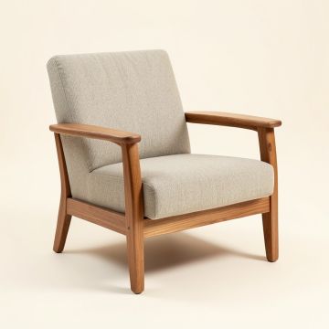 28.5 '' Wide Polyester Armchair (synthetic illustration; no displayed measurements)