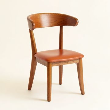 Reed Branch Dining Chair - Terracotta (synthetic illustration; no displayed measurements)