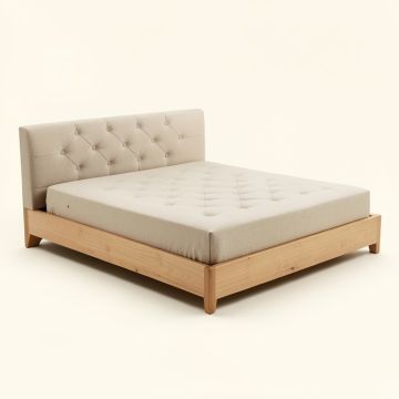 Colleen Tufted Upholstered Low Profile Platform Bed (synthetic illustration; no displayed measurements)