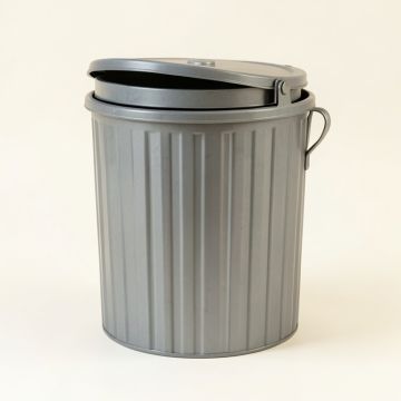 Linden Brook Closed Garden Compost Bin - Gray (synthetic illustration; no displayed measurements)
