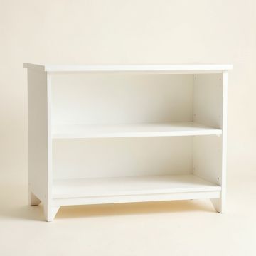 Moss Bend Low Bookcase - White (synthetic illustration; no displayed measurements)