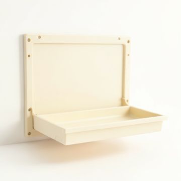 Summit Crest Empty Wall-Mounted Tool Organizer Panel - Cream (synthetic illustration; no displayed measurements)