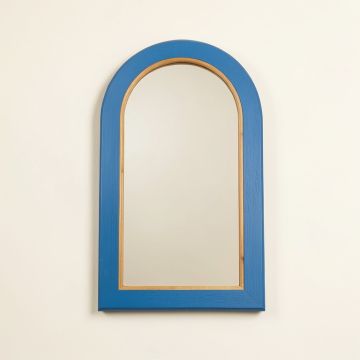 Holly Bend Framed Wall Mirror - Blue (synthetic illustration; no displayed measurements)