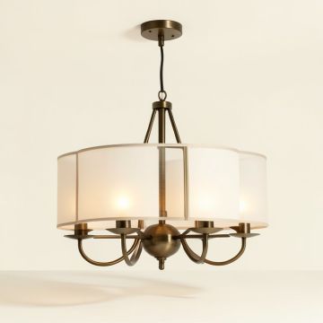 Sina 4 - Light Statement Drum Chandelier (synthetic illustration; no displayed measurements)