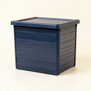 Cove Brook Closed Outdoor Storage Box - Navy (synthetic illustration; no displayed measurements)