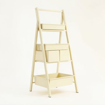 Aspen Bridge Empty Vertical Garden Frame - Cream (synthetic illustration; no displayed measurements)