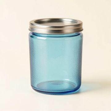 Dawn Bluff Storage Canister With Lid - Blue (synthetic illustration; no displayed measurements)
