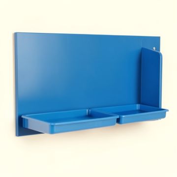 Willow Crossing Empty Wall-Mounted Tool Organizer Panel - Blue (synthetic illustration; no displayed measurements)