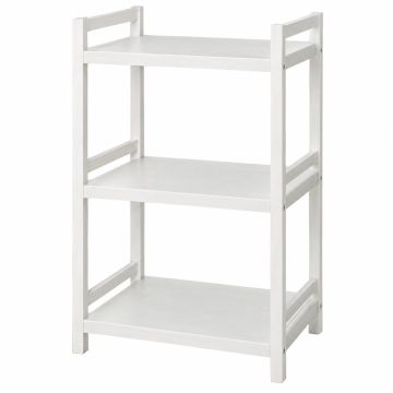 Willow Branch Empty Seed-Starting Shelving Unit Without Lights - White