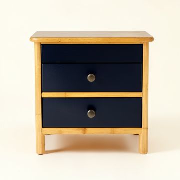 Olive Bend Nightstand - Navy (synthetic illustration; no displayed measurements)