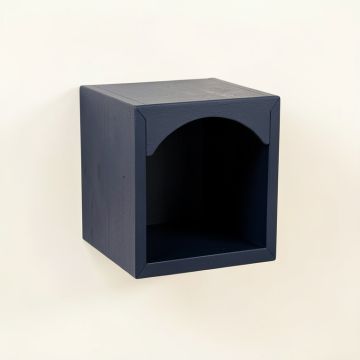 Dawn Crossing Wall-Mounted Cat Perch - Navy (synthetic illustration; no displayed measurements)